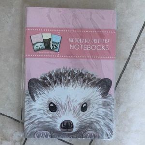 Woodland critters Notebooks 3pack Lined pages 80 pages each